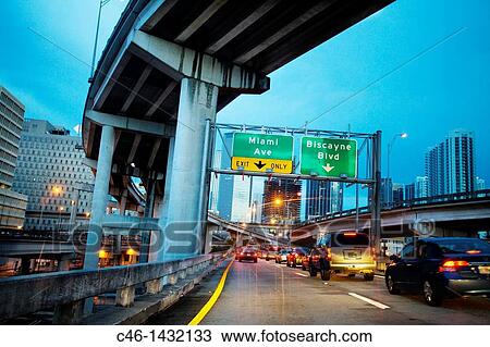 Hiway, Downtown, Miami, Florida, USA View Large Photo Image Stock Image - Hiway, Downtown, Miami, Florida, USA. Fotosearch