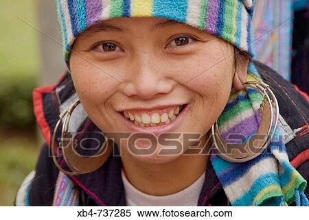 Stock Photography - Hmong woman, Sa Pa, Vietnam. Fotosearch
