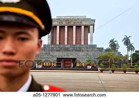 Stock Image - Ho Chi Minh Mausoleum. Hanoi. Vietnam.. Fotosearch