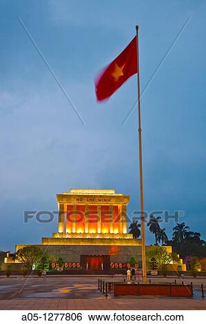 Stock Photograph - Ho Chi Minh Mausoleum. Hanoi. Vietnam.. Fotosearch