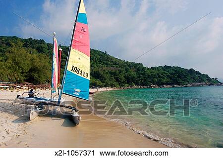 Hobie Cats on Karon Noi beach Phuket, Thailand View Large Photo Image Stock Image - Hobie Cats on Karon Noi beach Phuket, Thailand. Fotosearch