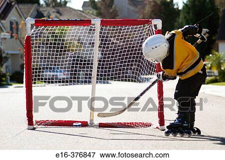 hockey boy View Large Photo Image Stock Photo - hockey boy. Fotosearch