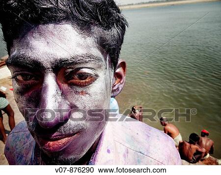 ? Holi? the Festival of Colours, Varanasi, Uttar Pradesh, India View Large Photo Image Stock Image - ? Holi? the Festival of Colours, Varanasi, Uttar Pradesh, India. Fotosearch
