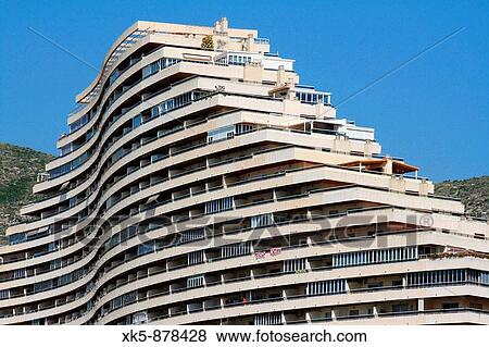 Holiday apartaments in the coast of Spain View Large Photo Image Stock Photo - Holiday apartaments in the coast of Spain. Fotosearch