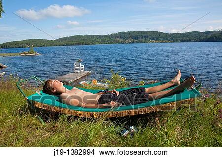 Holiday at summer cottage, family and relatives North of Sweden View Large Photo Image Picture - Holiday at summer cottage, family and relatives North of Sweden. Fotosearch