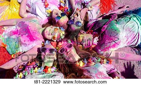 holiday fun run, Holi festival of color, Valencia Spain. View Large Photo Image Stock Photo - holiday fun run, Holi festival of color, Valencia Spain.. Fotosearch