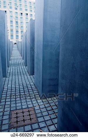 Stock Photo - Holocaust Memorial, Berlin, Germany. Fotosearch