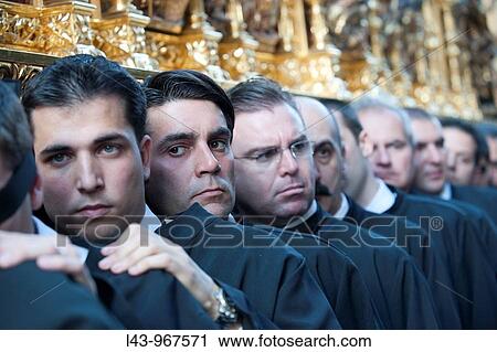 Holy Week procession, Cofrad? a de Monte Calvario, Malaga, Andalusia, Spain View Large Photo Image Stock Image - Holy Week procession, Cofrad? a de Monte Calvario, Malaga, Andalusia, Spain. Fotosearch