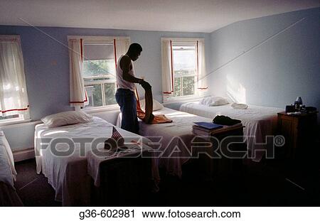 Homeless at shelter residence View Large Photo Image Stock Image - Homeless at shelter residence. Fotosearch