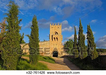 Homenaje Tower Monasterio de Piedra Nuevalos Zaragoza province Aragon Spain View Large Photo Image Stock Photograph - Homenaje Tower Monasterio de Piedra Nuevalos Zaragoza province Aragon Spain. Fotosearch