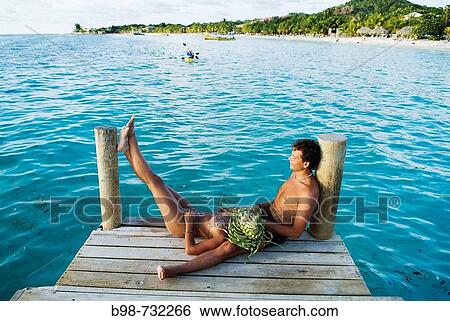 Honduras, Roatan Island View Large Photo Image Stock Photograph - Honduras, Roatan Island. Fotosearch