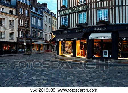 Honfleur, Calvados, Normandy, France. View Large Photo Image Stock Photo - Honfleur, Calvados, Normandy, France.. Fotosearch