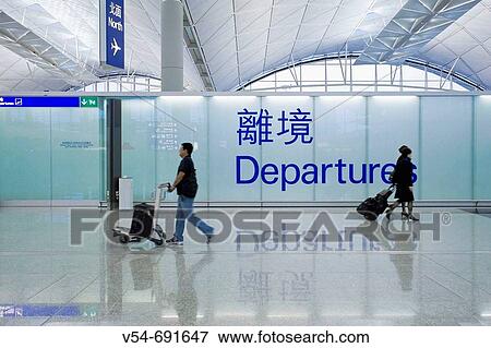 Stock Photo - Hong Kong Chek Lap Kok International Airport, Hong Kong, China. Fotosearch