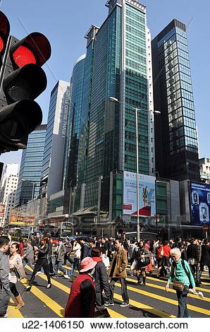 Hong Kong: people crossing Nathan Road in Prince Edwards area (Kowloon) View Large Photo Image Stock Image - Hong Kong: people crossing Nathan Road in Prince Edwards area (Kowloon). Fotosearch