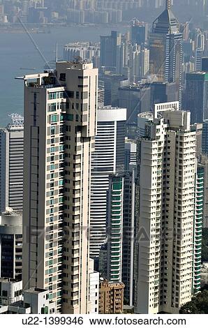 Hong Kong: view of the city and of Victoria Harbour from Victoria Peak View Large Photo Image Stock Photograph - Hong Kong: view of the city and of Victoria Harbour from Victoria Peak. Fotosearch