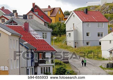 Honningsvag. Norway. View Large Photo Image Stock Image - Honningsvag. Norway.. Fotosearch