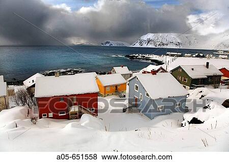 Honningsvag. Puerta a Nordkapp (Cabo Norte). Finnmark. Lapland. Norway. View Large Photo Image Stock Photo - Honningsvag. Puerta a Nordkapp (Cabo Norte). Finnmark. Lapland. Norway.. Fotosearch