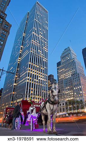 Horse carriage iluminated, next to Central Park, On background Apple store, Fifth Avenue, 59street, Manhattan, New York, New York City, United States, USA. View Large Photo Image Stock Image - Horse carriage iluminated, next to Central Park, On background Apple store, Fifth Avenue, 59street, Manhattan, New York, New York City, United States, USA.. Fotosearch