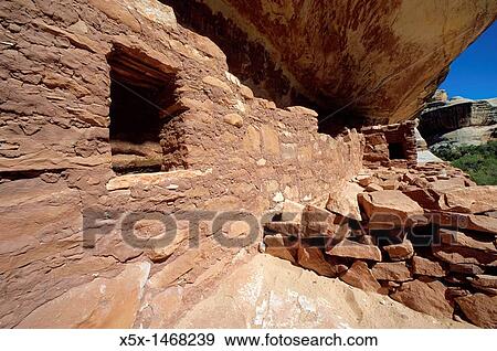 Stock Photo - Horsecollar Ruin Anasazi Site in Natural Bridges National Monument, Utah, USA. Fotosearch