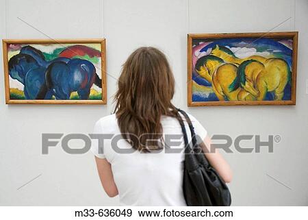Horses by Franz Marc in Staatsgalerie. Stuttgart, capital of Baden-W? rttemberg. Germany View Large Photo Image Stock Photo - Horses by Franz Marc in Staatsgalerie. Stuttgart, capital of Baden-W? rttemberg. Germany. Fotosearch
