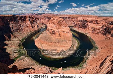 Horseshoe Bend, famous meander of the Colorado River, near Page, Arizona View Large Photo Image Stock Photo - Horseshoe Bend, famous meander of the Colorado River, near Page, Arizona. Fotosearch