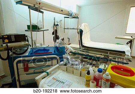 Hospital emergency room View Large Photo Image Stock Photo - Hospital emergency room. Fotosearch