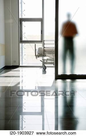 Stock Photo - hospital room, Onkologikoa Hospital, Oncology Institute, Case Center for prevention, diagnosis and treatment of cancer, Donostia, San Sebastian, Gipuzkoa, Basque Country, Spain. Fotosearch
