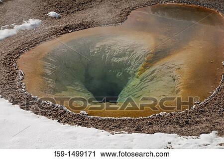 Hot Spring, Winter, Upper Geyser Basin, Yellowstone NP, WY View Large Photo Image Stock Image - Hot Spring, Winter, Upper Geyser Basin, Yellowstone NP, WY. Fotosearch