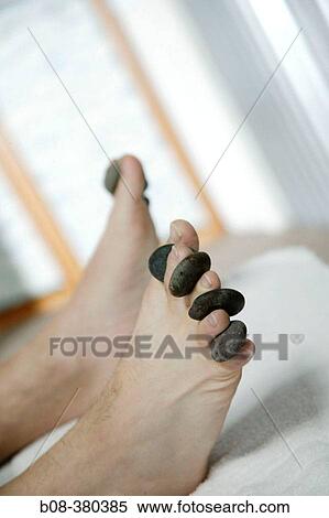 Hot stone therapy. View Large Photo Image Stock Photography - Hot stone therapy.. Fotosearch