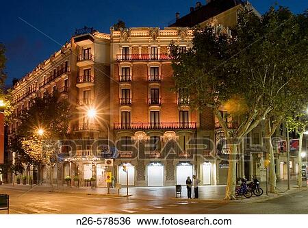Hotel Condes de Barcelona. Passeig de Gracia. Barcelona. Catalunya. Spain. View Large Photo Image Stock Photograph - Hotel Condes de Barcelona. Passeig de Gracia. Barcelona. Catalunya. Spain.. Fotosearch