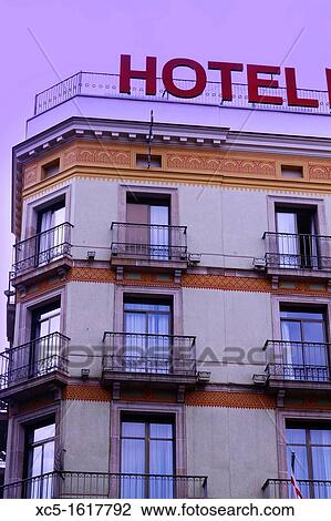 Hotel, Gothic Quarter, Barcelona, Catalonia, Spain View Large Photo Image Stock Image - Hotel, Gothic Quarter, Barcelona, Catalonia, Spain. Fotosearch