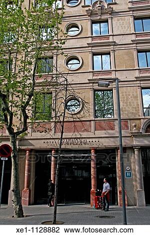 Stock Image - Hotel Granados, Barcelona, Catalonia, Spain. Fotosearch