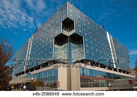 Stock Photo - Hotel Hilton Karlin district Prague Czech Republic Europe.. Fotosearch