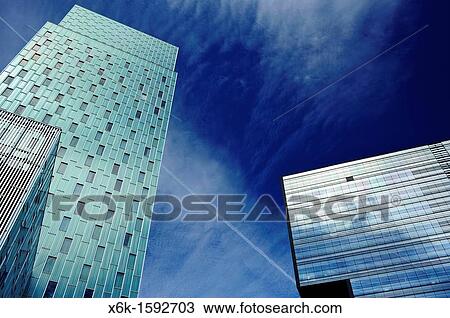 Hotel ME and D123 office building (architect: Dominique Perrault), 22@ district, Barcelona, Catalonia, Spain. View Large Photo Image Stock Image - Hotel ME and D123 office building (architect: Dominique Perrault), 22@ district, Barcelona, Catalonia, Spain.. Fotosearch