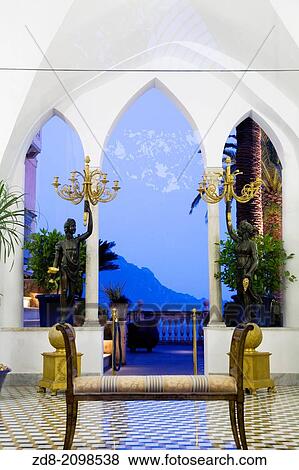 Stock Photo - Hotel Palacio Sasso in ravello. italy.. Fotosearch