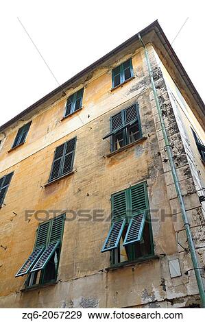 House Facade in Chiavari in the Region of Liguria, Italy. View Large Photo Image Stock Photo - House Facade in Chiavari in the Region of Liguria, Italy.. Fotosearch