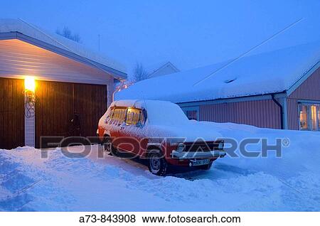 House in the snow, G? llivare. Lapland, Sweden View Large Photo Image Stock Photo - House in the snow, G? llivare. Lapland, Sweden. Fotosearch