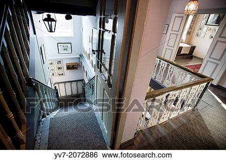 Stock Photograph - House Museum of the poet Theodor Storm, born in Husum. Interior of the house. Husum, North Friesian Islands, Schleswig-Holstein, Germany, Europe.. Fotosearch
