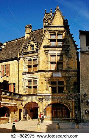 House of La Boetie, Sarlat, Dordogne, Aquitaine, France View Large Photo Image Stock Photography - House of La Boetie, Sarlat, Dordogne, Aquitaine, France. Fotosearch