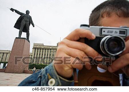 House of Soviets and Lenin statue. St. Petersburg. Russia. View Large Photo Image Picture - House of Soviets and Lenin statue. St. Petersburg. Russia.. Fotosearch
