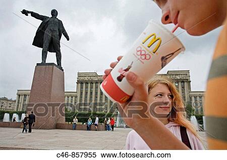 House of Soviets and Lenin statue. St. Petersburg. Russia. View Large Photo Image Stock Photography - House of Soviets and Lenin statue. St. Petersburg. Russia.. Fotosearch