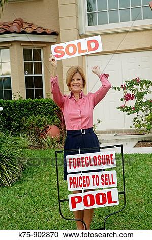 House sold View Large Photo Image Stock Image - House sold. Fotosearch