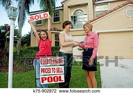 Stock Image - House sold. Fotosearch