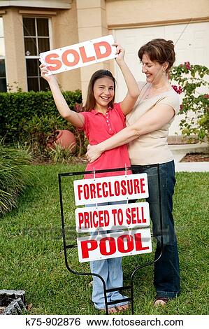 Stock Photograph - House sold. Fotosearch