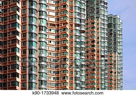 Stock Photo - Houses, Hong Kong, China, Asia. Fotosearch