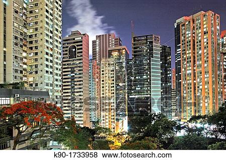 Houses, Hong Kong, China, Asia View Large Photo Image Stock Photo - Houses, Hong Kong, China, Asia. Fotosearch