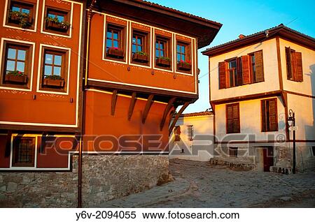 Houses in Plovdiv old town ( Bulgaria). View Large Photo Image Stock Photography - Houses in Plovdiv old town ( Bulgaria).. Fotosearch