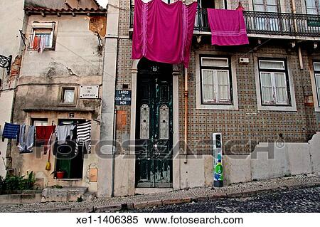 Housing, Lisbon, Portugal View Large Photo Image Stock Photography - Housing, Lisbon, Portugal. Fotosearch