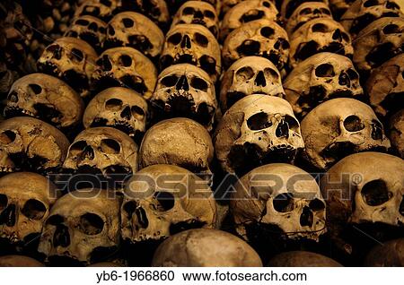 Human Skulls in the wall of the Skull Chapel (Kaplica Czaszek) in Czermna, Poland. View Large Photo Image Stock Image - Human Skulls in the wall of the Skull Chapel (Kaplica Czaszek) in Czermna, Poland.. Fotosearch