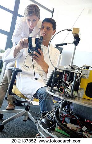 Humanoid robot for automotive assembly tasks in collaboration with people and and LWR robot, using haptic teleoperation with force feedback. View Large Photo Image Stock Image - Humanoid robot for automotive assembly tasks in collaboration with people and and LWR robot, using haptic teleoperation with force feedback.. Fotosearch